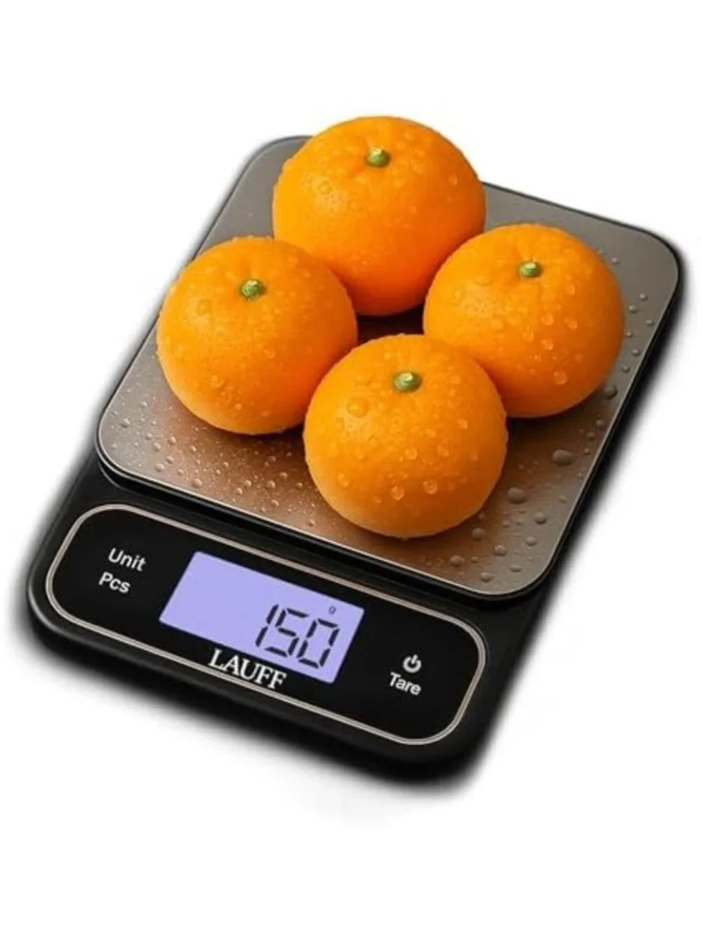 Precision Digital Kitchen Food Scale - Waterproof, Grams & Ounces, LCD Display